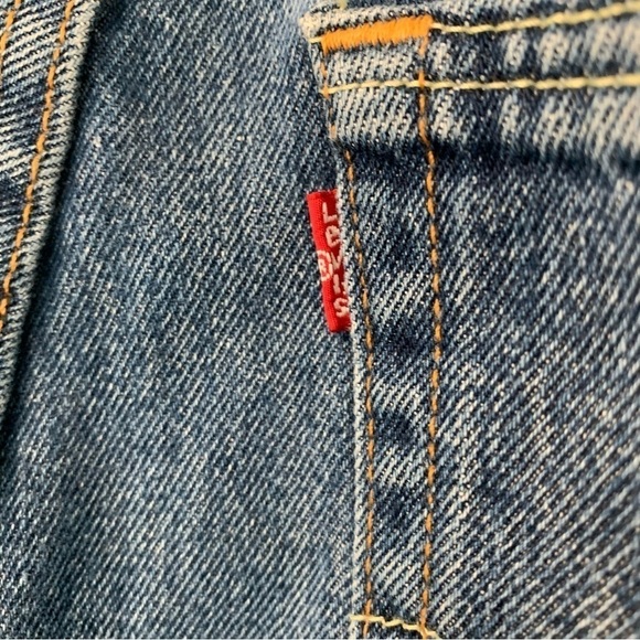 Levi’s Medium Wash 505 Regular Straight Leg Jeans Size 33 x 32 - Picture 8 of 11